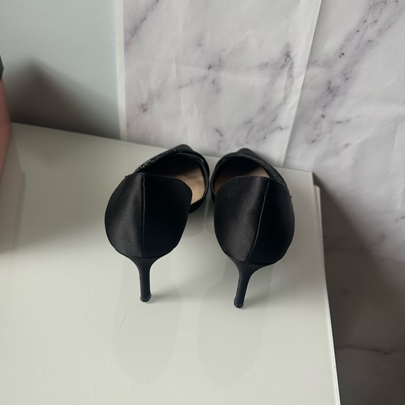 NINA - NEVIN LS BLACK LUSTER HEELS RHINESTONE DETAIL WOMENS SIZE 11 NEW IN BOX - Picture 8 of 8